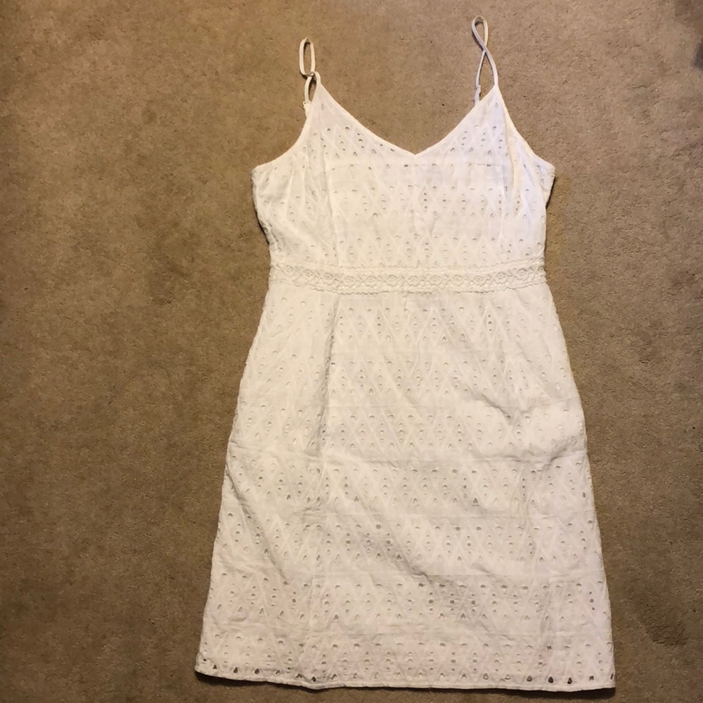 White Eyelet Dress